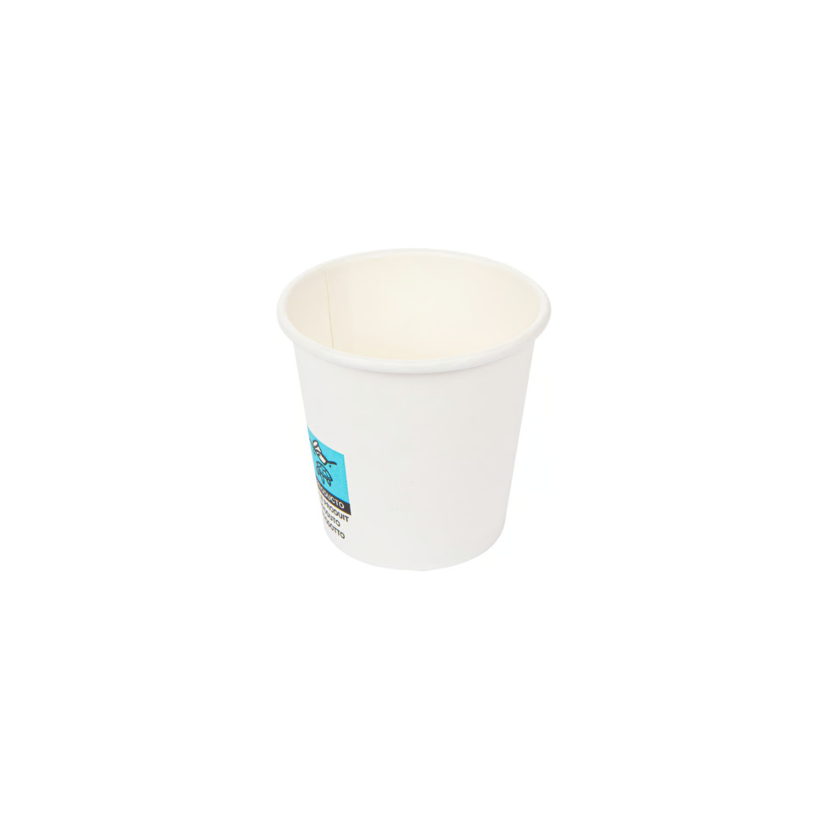 Bicchiere di carta per caffè, bianco