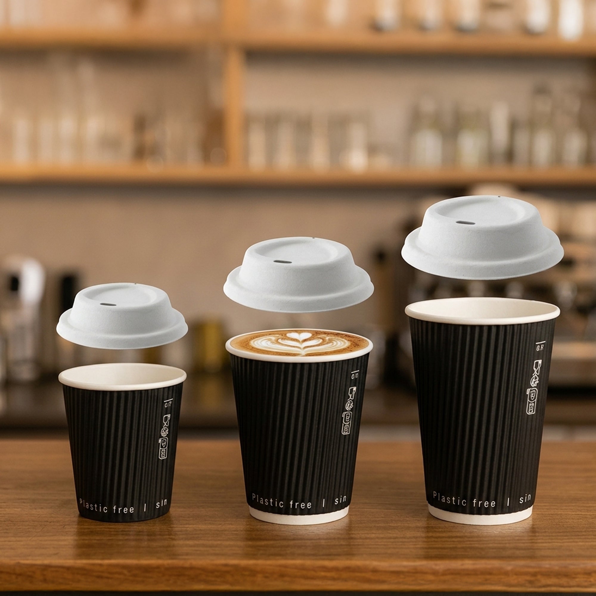 Bicchieri da caffè in carta (cartone intero)