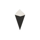 Cono di carta nero
