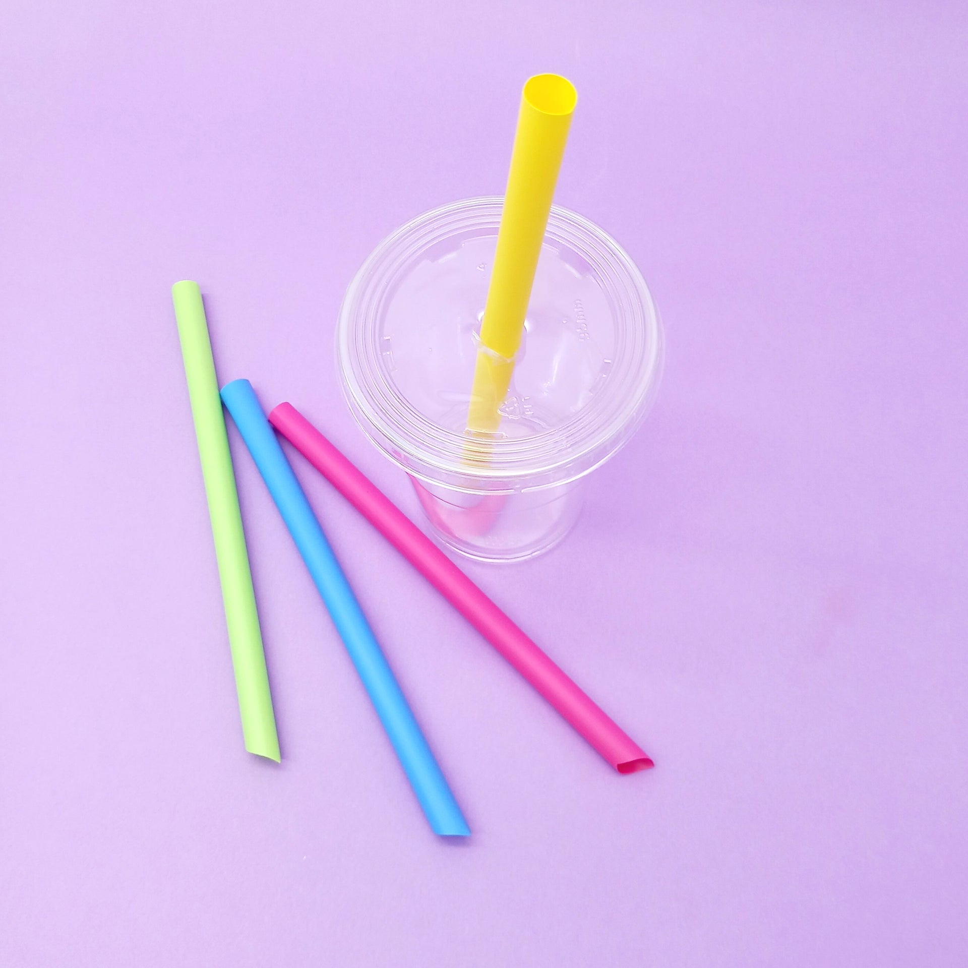 Cannucce per bubble tea, colorate 