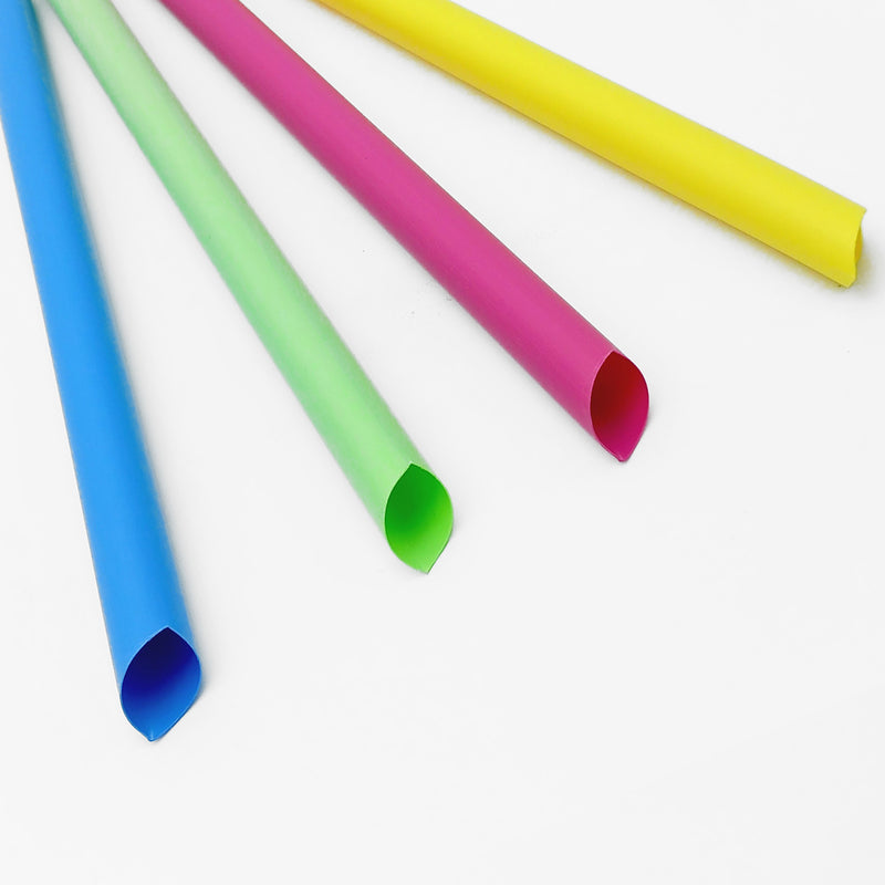 Cannucce per bubble tea, colorate dettaglio