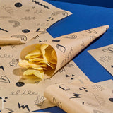 5 kg Carta Antigrasso Avana Stampa Smile € 8,60 Cad + Iva