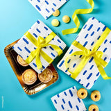 5 kg Carta Pasticceria Stampa Pois Blu € 5,85 Cad + Iva