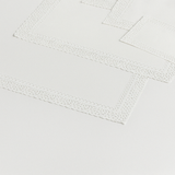 100 pz Carta Pizzo Rettangolare Bianca da € 0,11 Cad + Iva