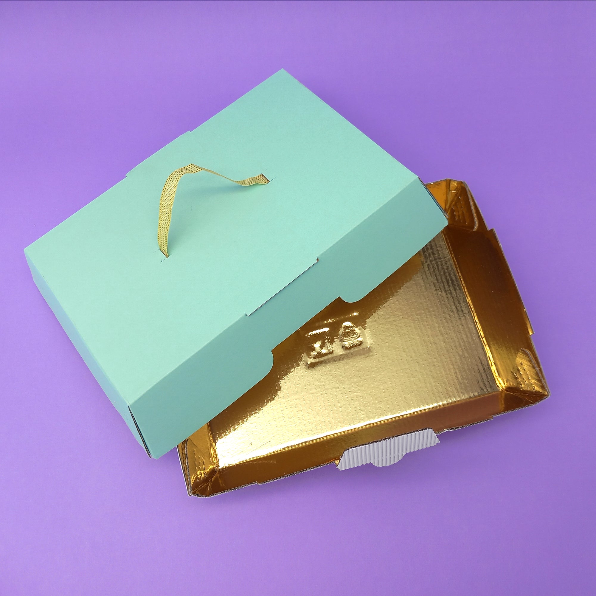 Scatola porta paste color tiffany