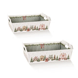 30 pz Cesto in cartone con stampa natale da € 1,95 Cad + Iva