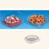 Porta torta di plastica, pieno e disegno tecnico 