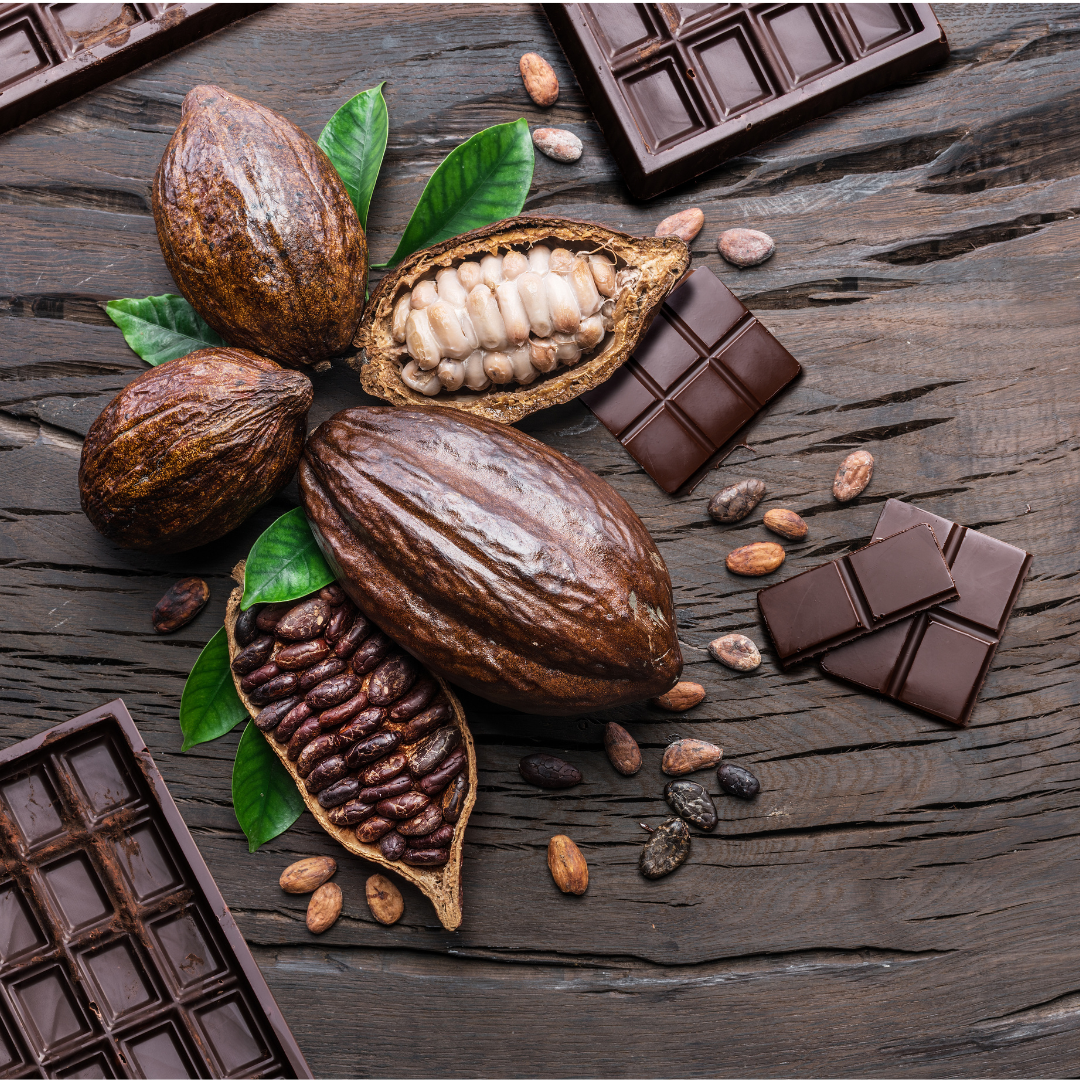 Fave di cioccolato e barrette