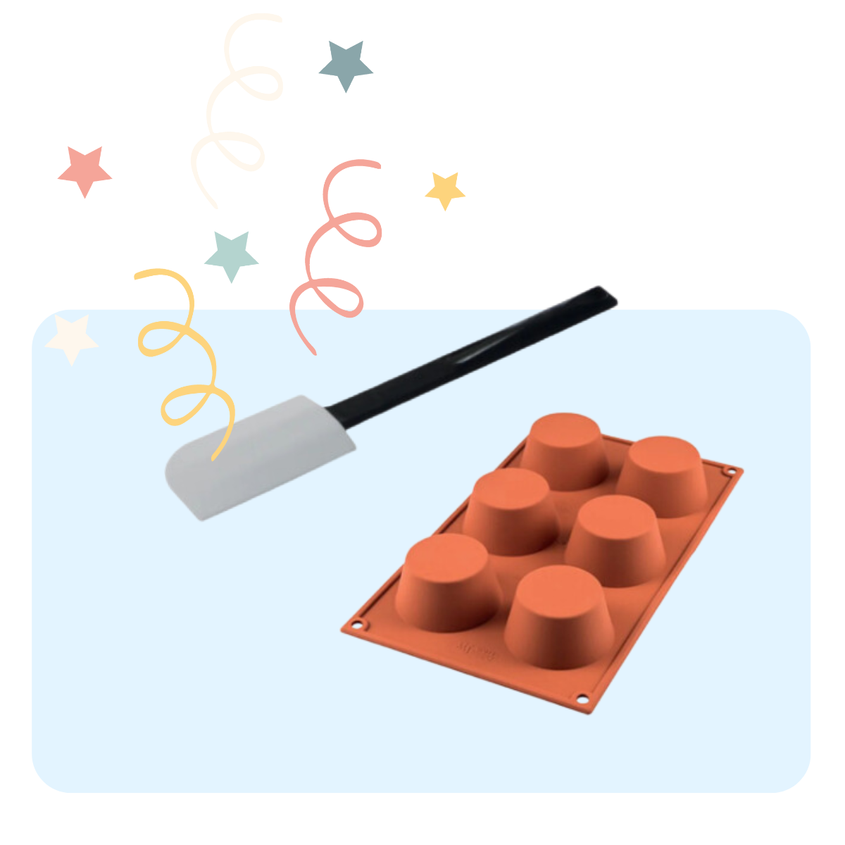 Paletta per cioccolato  stampo in silicone