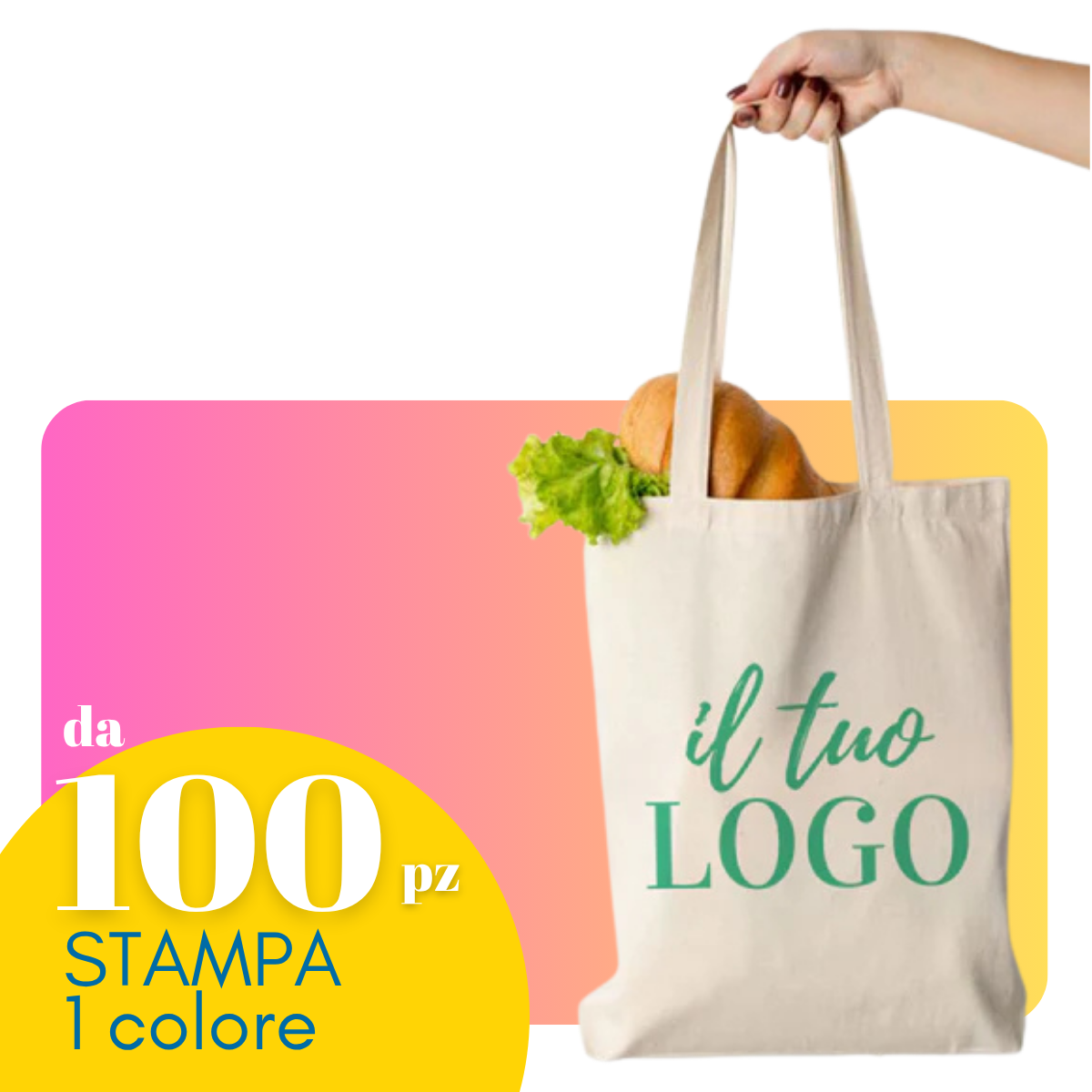 Shopper di tela personalizzata