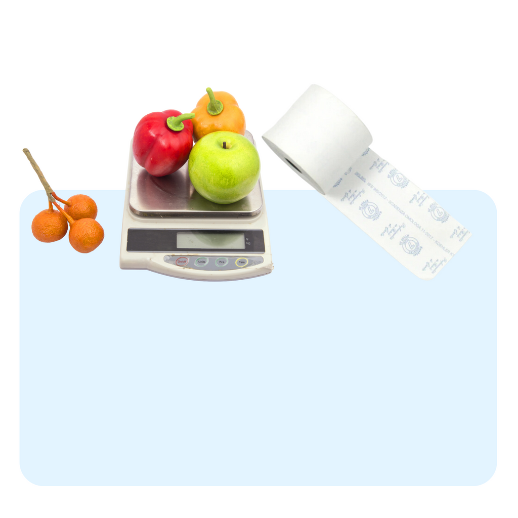 Carta Termica Adesiva Per Bilancia - Rotoli 57x40mm, Non Fiscale - Foto 7