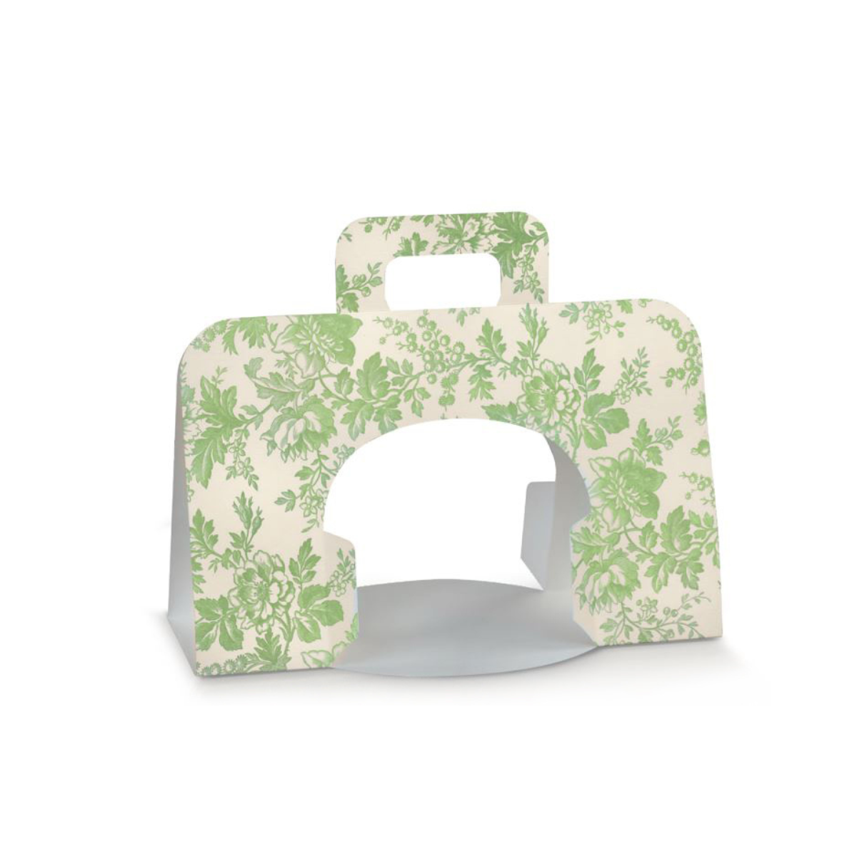 Confezione porta colombe a fantasie floreale, verde