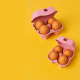 Vaschette portauova rosa – 100% compostabili € 0,188 Cad + Iva