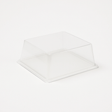 Coperchio di plastica rettangolare trasparente alto