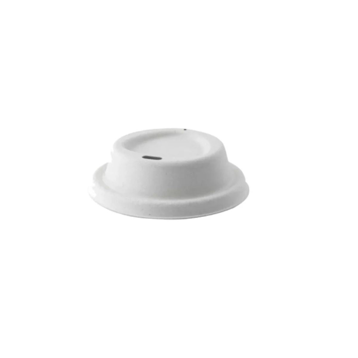 Coperchio di plastica bianco per bicchiere da asporto