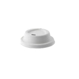 Coperchio di plastica bianco per bicchiere da asporto