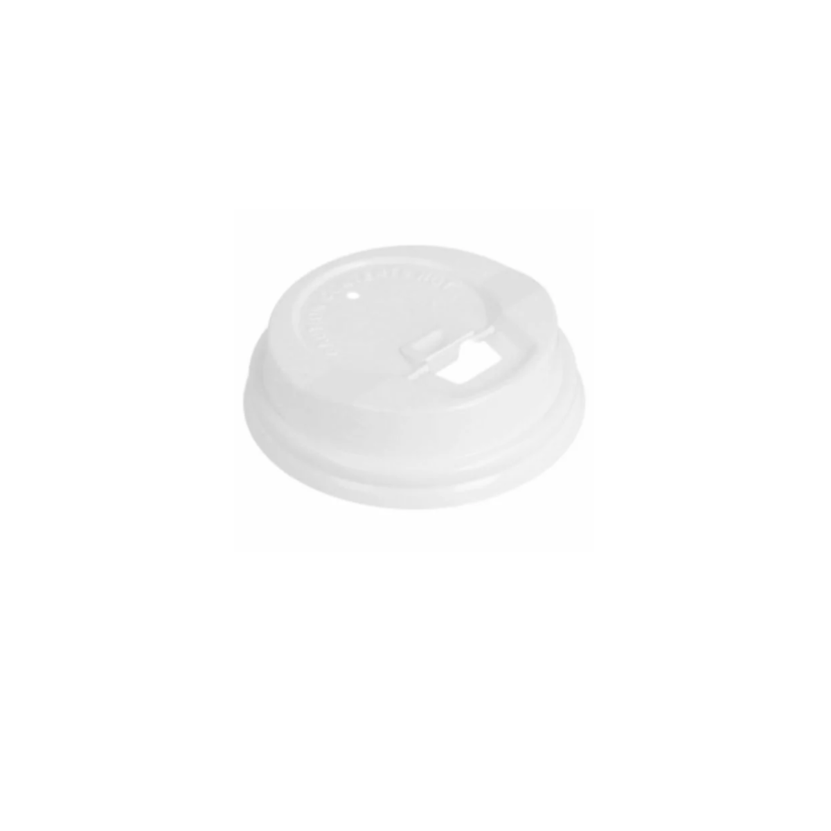 Coperchio bianco per bicchiere da asporto 