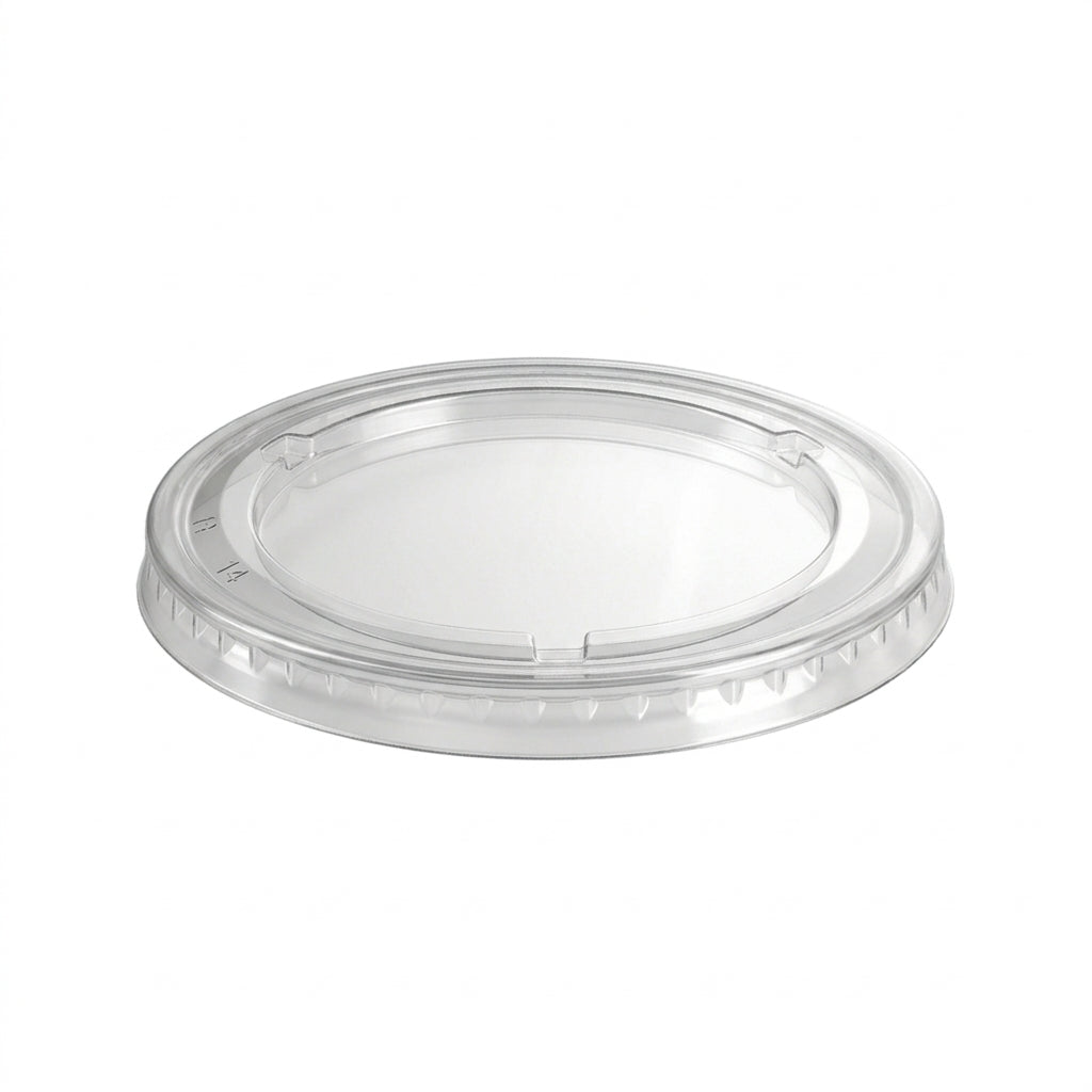 Coperchio tondo trasparente di plastica