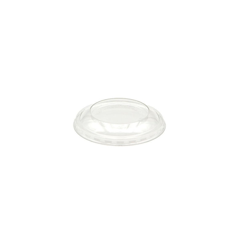 Coperchio tondo a cupola con buco per bicchiere da asporto 