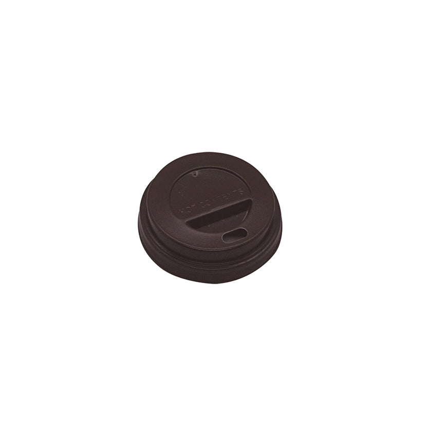 Coperchio nero per bicchiere da asporto