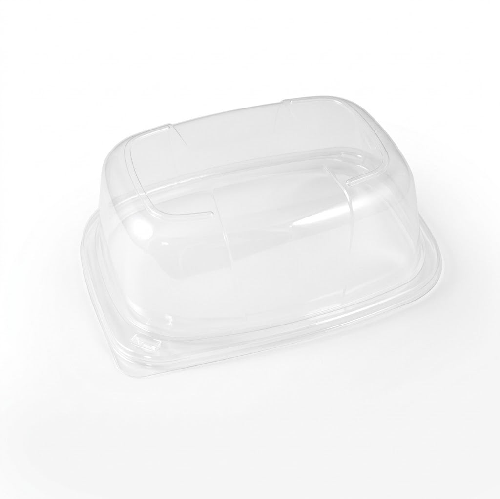 Coperchio di plastica trasparente per vaschetat per pollo