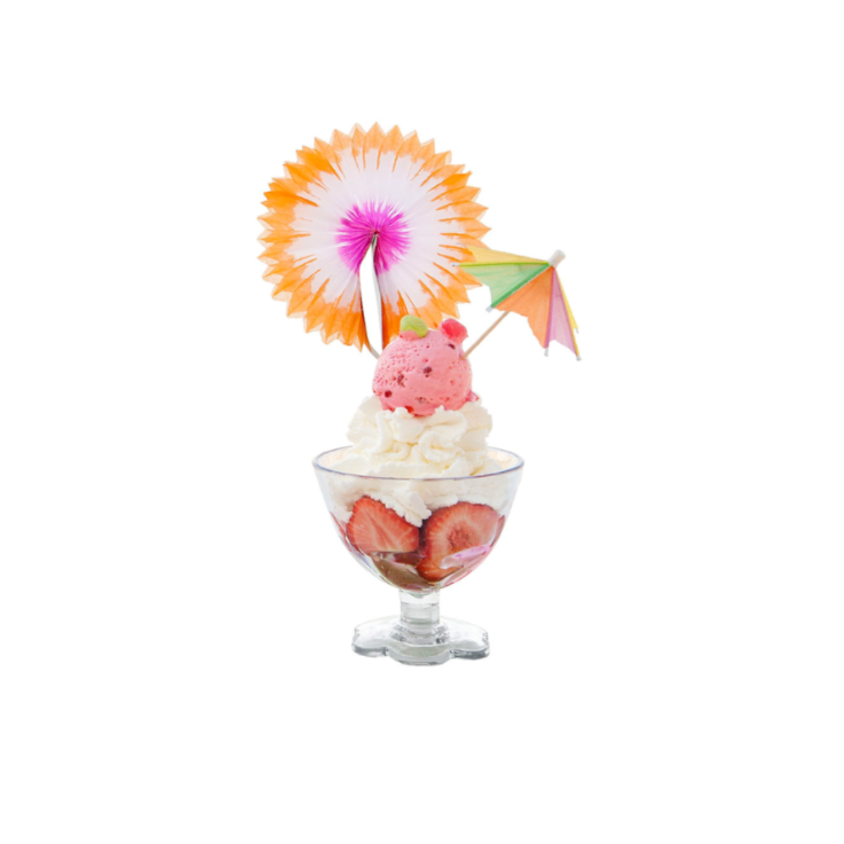 Coppa gelato con gelato dentro 
