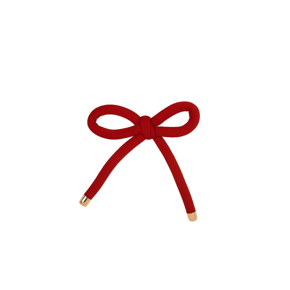 Fiocco rosso per decorazione natalizia