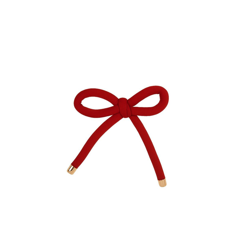 Fiocco rosso per decorazione natalizia
