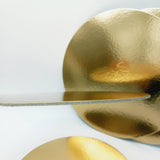 Disco sotto torta color oro dettaglio