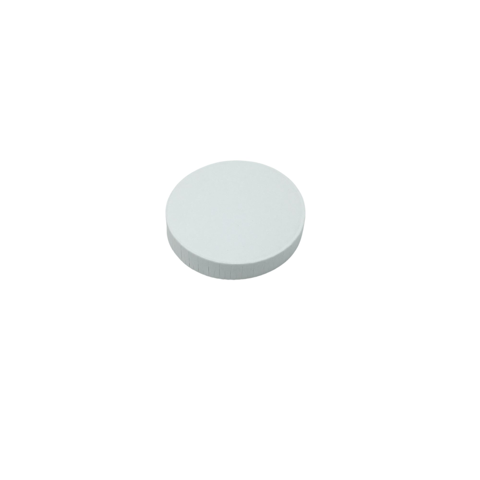 Disco tondo e bianco