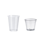 Bicchierino di plastica, due diverse misure 