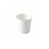 Bicchiere di carta bianco usa e getta 