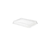 Coperchio rettangolare in plastica, trasparente 