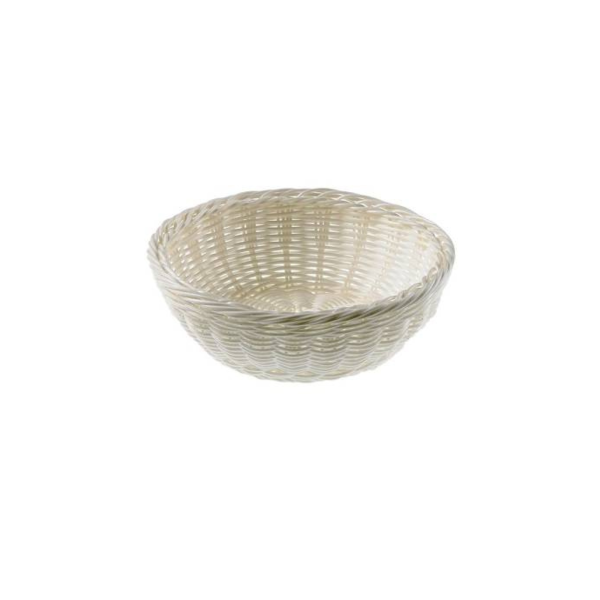 Ciotola di plastica simil vimini per pane 