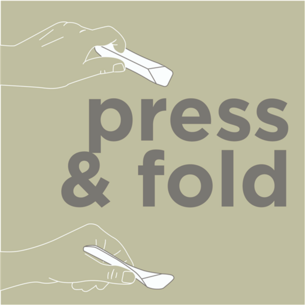 Scritta press e fold