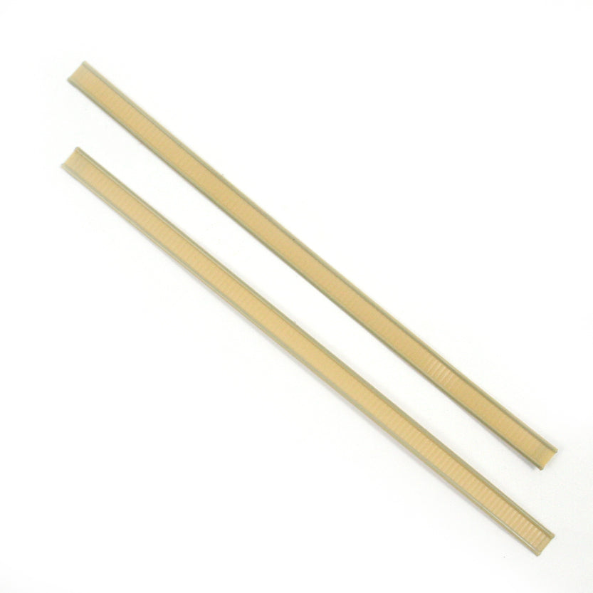 Fascette chiudi pacco, bianche, tese, due misure