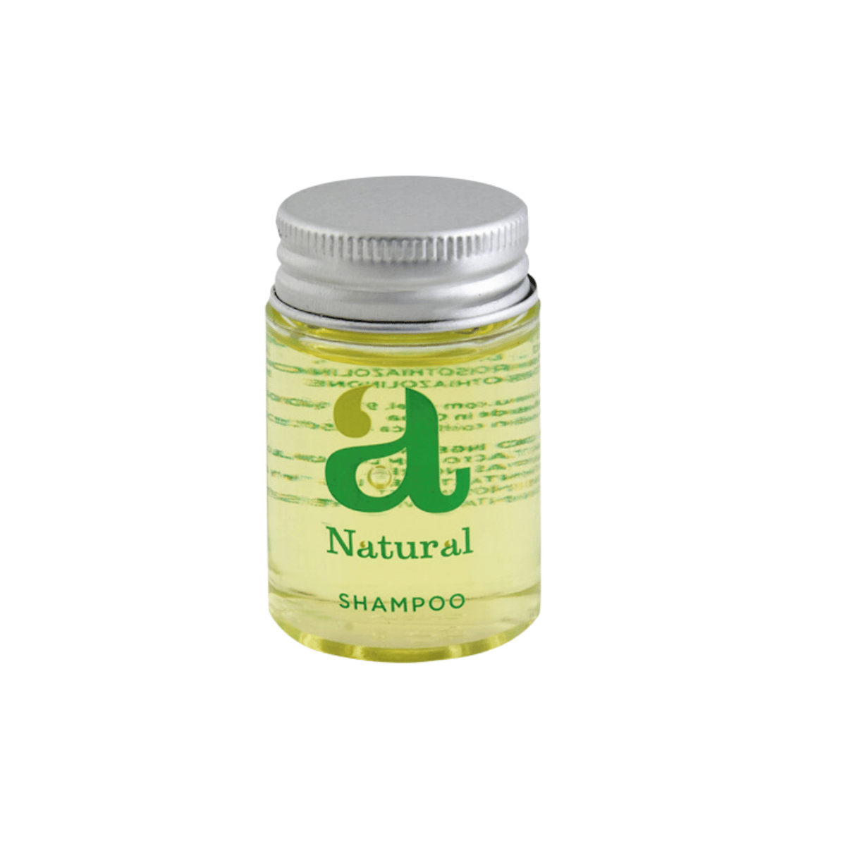 Flacone shampoo di una linea cortesia