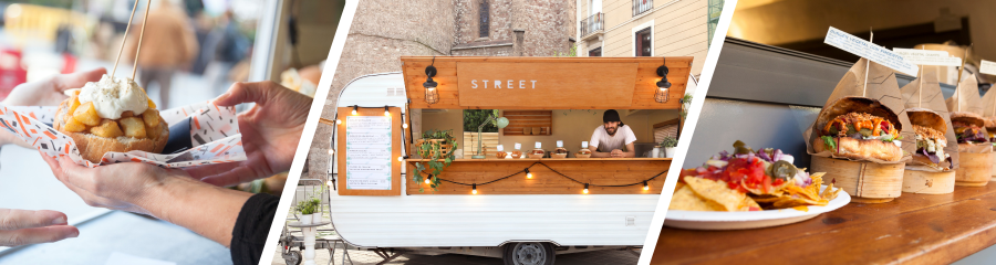 Banner  food street 
