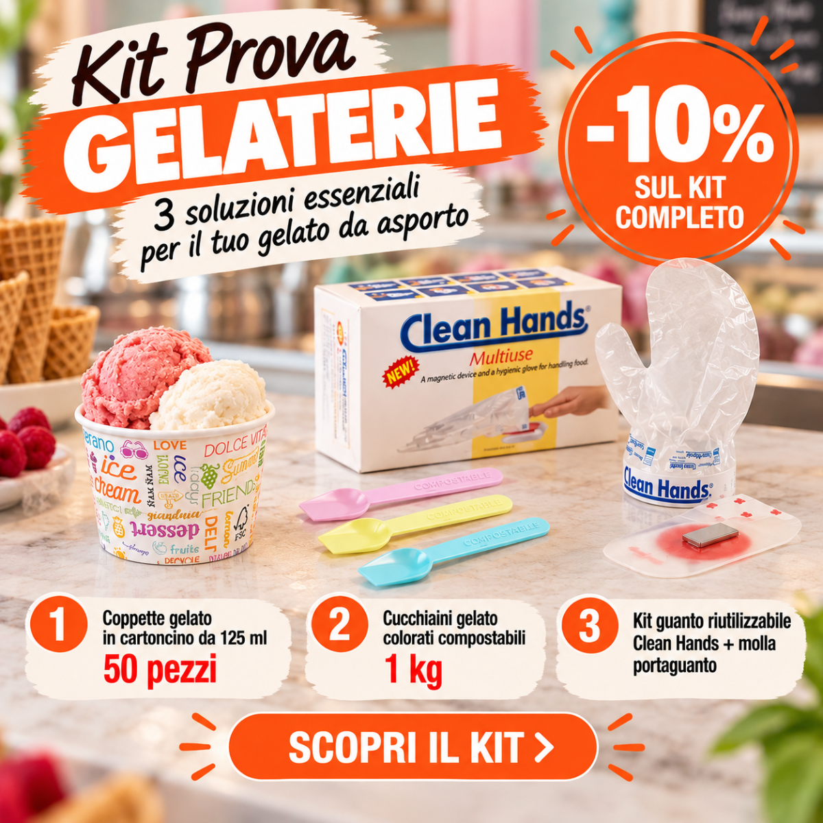 Selezione essenziali Gelateria
