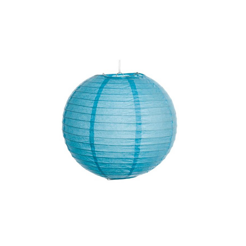 Lanterna in cartone azzurra