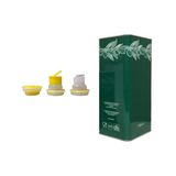 Lattina per olio  e tre diversi tappi