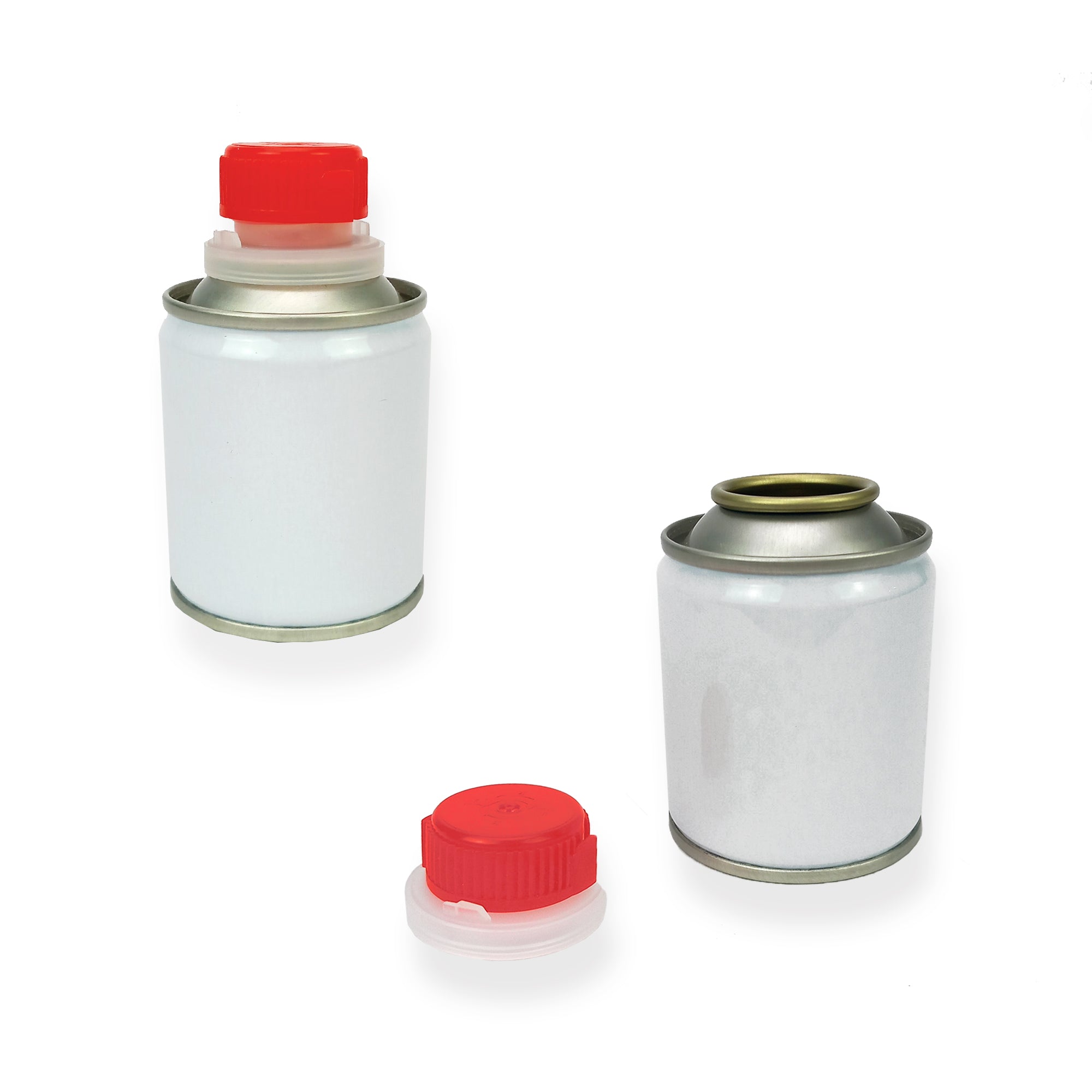 Lattine con tappo arancione