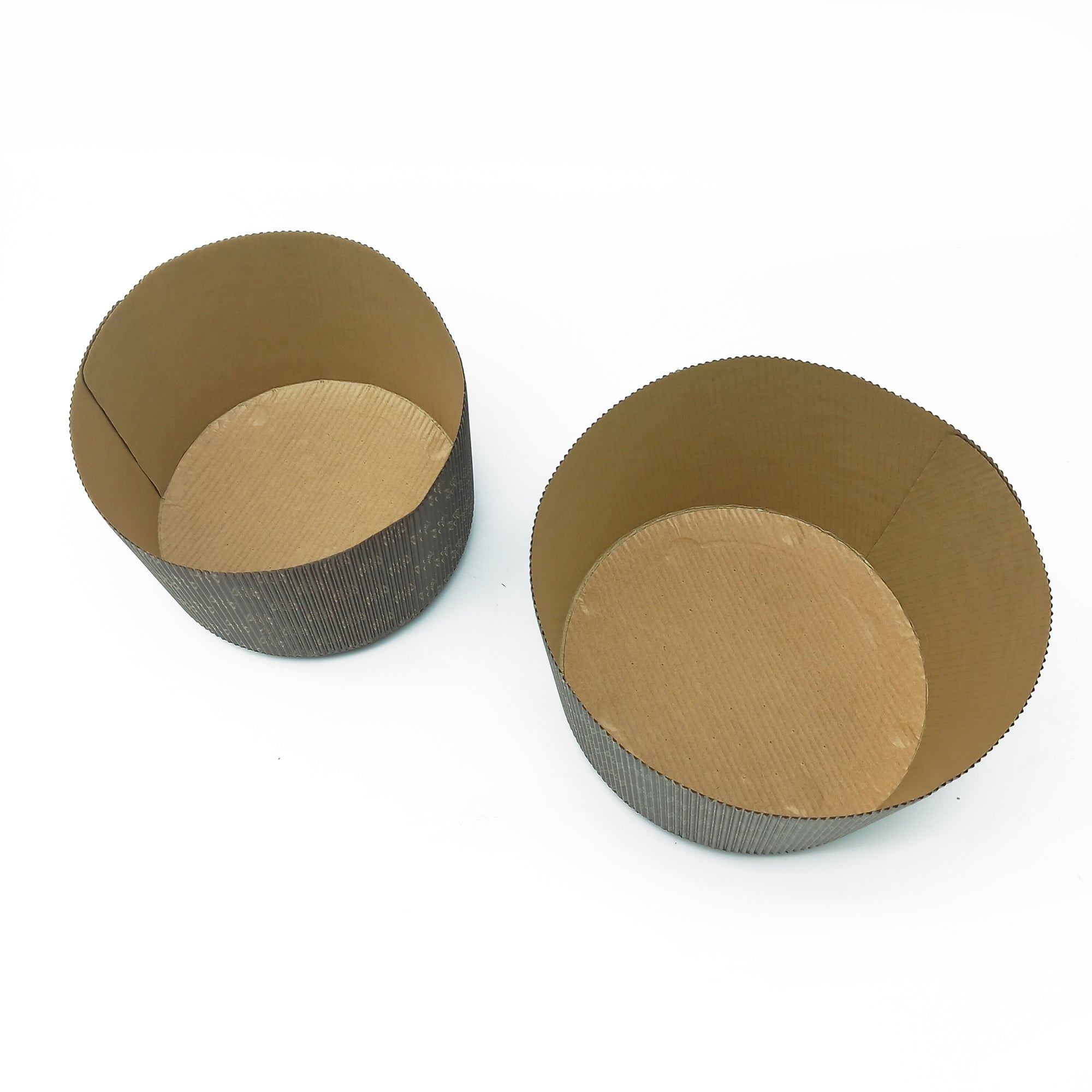 Stampo Per Panettone Basso Da 450g - Carta Antiaderente, Onda Esterna, Resistente Fino A 220°C, Confezione Da 10 - Foto 7