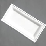 Vassoio bianco in polpa di cellulosa