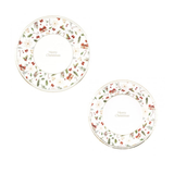 Piatti di carta monouso di natale, due misure diverse 