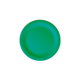 Piatto in carta color verde