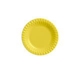 Piatto da dessert usa e getta giallo