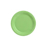 Piatto in carta colorato, verde