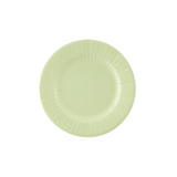 Piatto in carta color verde 