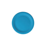 Piatto in carta color azzurro